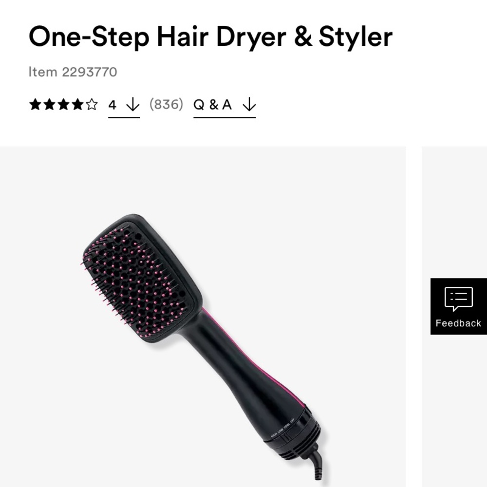 Revlon One-Step Hair Dryer and Styler